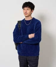 KHFAG01059 a.v.v MEN(アー・ヴェ・ヴェ) ROYALモール クルーネックニット ダークグレー