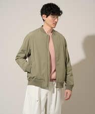 KHFED20059 a.v.v MEN(アー・ヴェ・ヴェ) 【洗濯機で洗える】タックメッシュクルーネックニット ホワイト