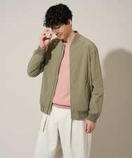 KHFED20059 a.v.v MEN(アー・ヴェ・ヴェ) 【洗濯機で洗える】タックメッシュクルーネックニット ホワイト