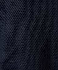 KHFED21069 a.v.v MEN(アー・ヴェ・ヴェ) 【洗濯機で洗える】ポップコーンスキッパーニットポロ ネイビー