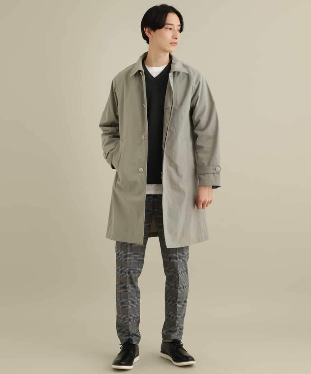 KHFEP02054 a.v.v MEN(アー・ヴェ・ヴェ) 【2枚SET/洗濯機で洗える】カットソー付きVネックアゼニット ピンク