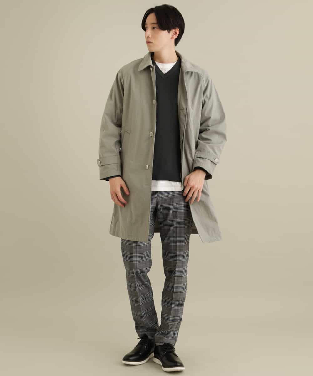 KHFEP02054 a.v.v MEN(アー・ヴェ・ヴェ) 【2枚SET/洗濯機で洗える】カットソー付きVネックアゼニット ピンク