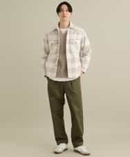 KHFEP02054 a.v.v MEN(アー・ヴェ・ヴェ) 【2枚SET/洗濯機で洗える】カットソー付きVネックアゼニット ピンク