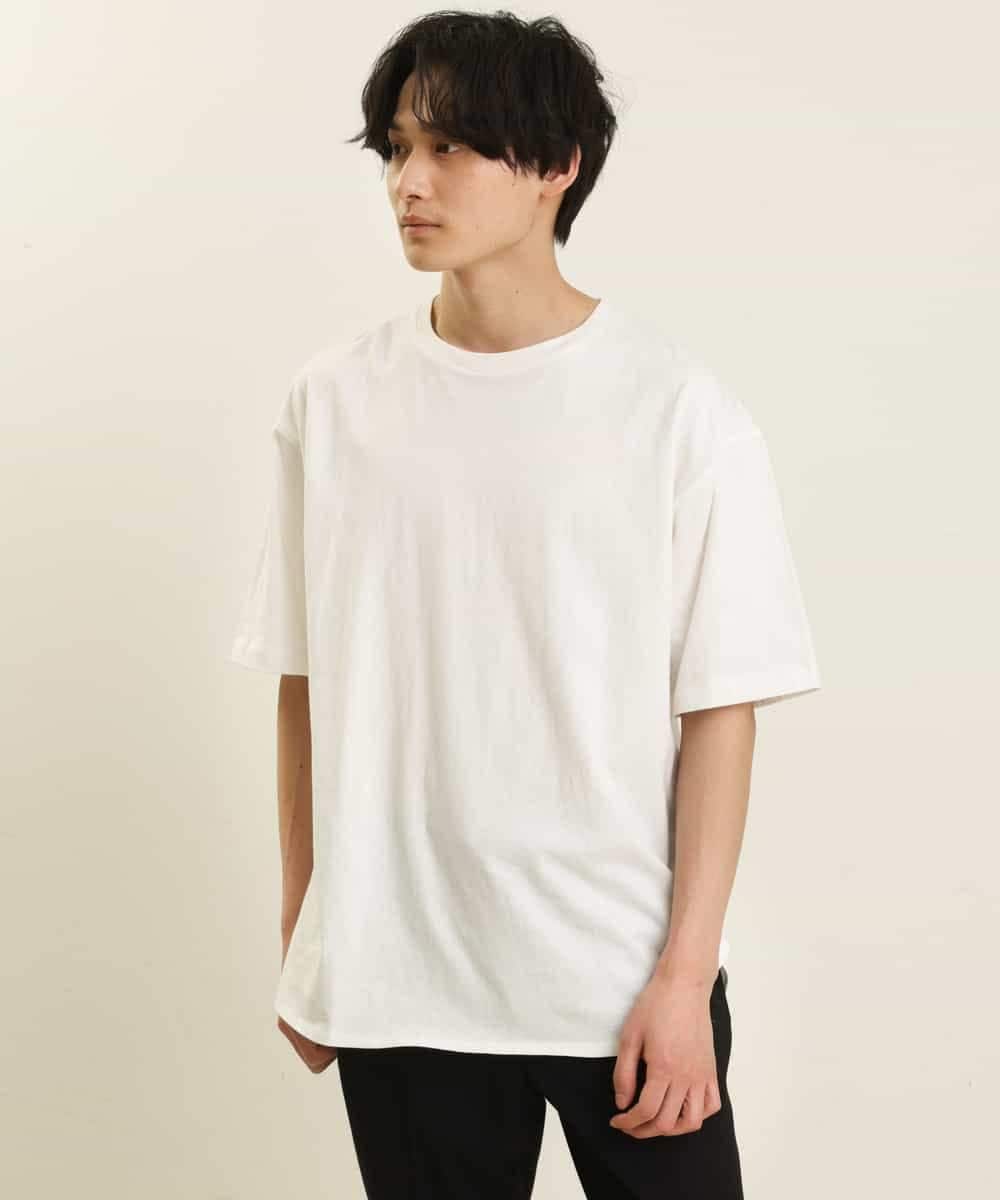 KHFGP40059 a.v.v MEN(アー・ヴェ・ヴェ) 【2SET】ワイドニットポロレイヤードカットソー グリーン