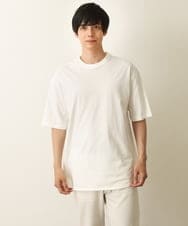 KHFHP53059 a.v.v MEN(アー・ヴェ・ヴェ) 【2SET/ドライタッチ】透かし編みニットベスト（カットソー付き） グリーン
