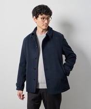 KHFLD73059 a.v.v MEN(アー・ヴェ・ヴェ) 【スマート、手洗い】ゴシャコンクルーネックスマートニット ブラック