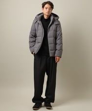 KHJAA03199 a.v.v MEN(アー・ヴェ・ヴェ) 【ダウン90％】スマートストレッチダウン(フード取り外し可能）※累計販売8,500枚突破！ ブラック