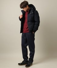 KHJAA03199 a.v.v MEN(アー・ヴェ・ヴェ) 【ダウン90％】スマートストレッチダウン(フード取り外し可能）※累計販売8,500枚突破！ ブラック