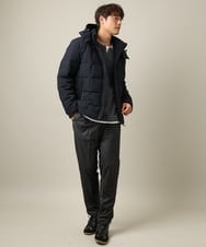 KHJAA03199 a.v.v MEN(アー・ヴェ・ヴェ) 【ダウン90％】スマートストレッチダウン(フード取り外し可能）※累計販売8,500枚突破！ ブラック