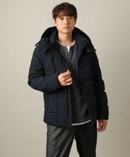 KHJAA03199 a.v.v MEN(アー・ヴェ・ヴェ) 【ダウン90％】スマートストレッチダウン(フード取り外し可能）※累計販売8,500枚突破！ ブラック