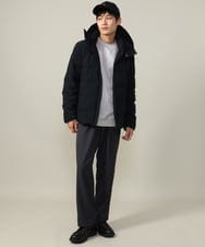 KHJAA03199 a.v.v MEN(アー・ヴェ・ヴェ) 【ダウン90％】スマートストレッチダウン(フード取り外し可能）※累計販売8,500枚突破！ ブラック