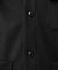 KHJAA04139 a.v.v MEN(アー・ヴェ・ヴェ) 【軽い冬アウター】ワイドシルエットカバーオールジャケット モカブラウン
