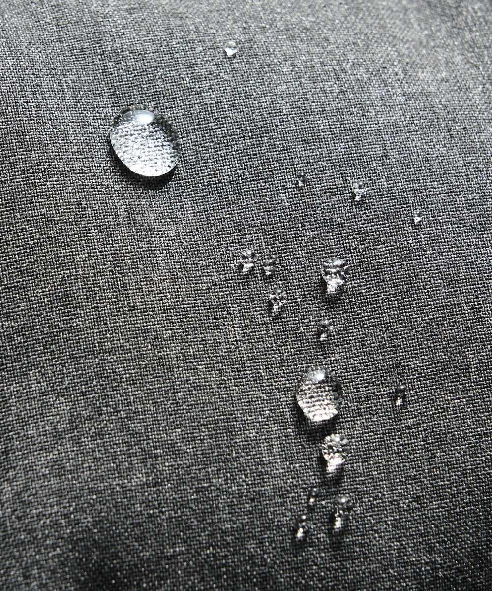 KHJAD03209 a.v.v MEN(アー・ヴェ・ヴェ) 【雑誌MonoMax12月号掲載/ダウン混率90%】デタッチャブルフードストレッチダウンブルゾン【軽量/撥水】 ブラック