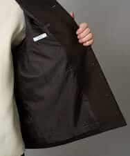 KHJAD04159 a.v.v MEN(アー・ヴェ・ヴェ) フェイクウールワイドシルエットカバーオール ブラック