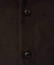 KHJAD04159 a.v.v MEN(アー・ヴェ・ヴェ) フェイクウールワイドシルエットカバーオール ブラック