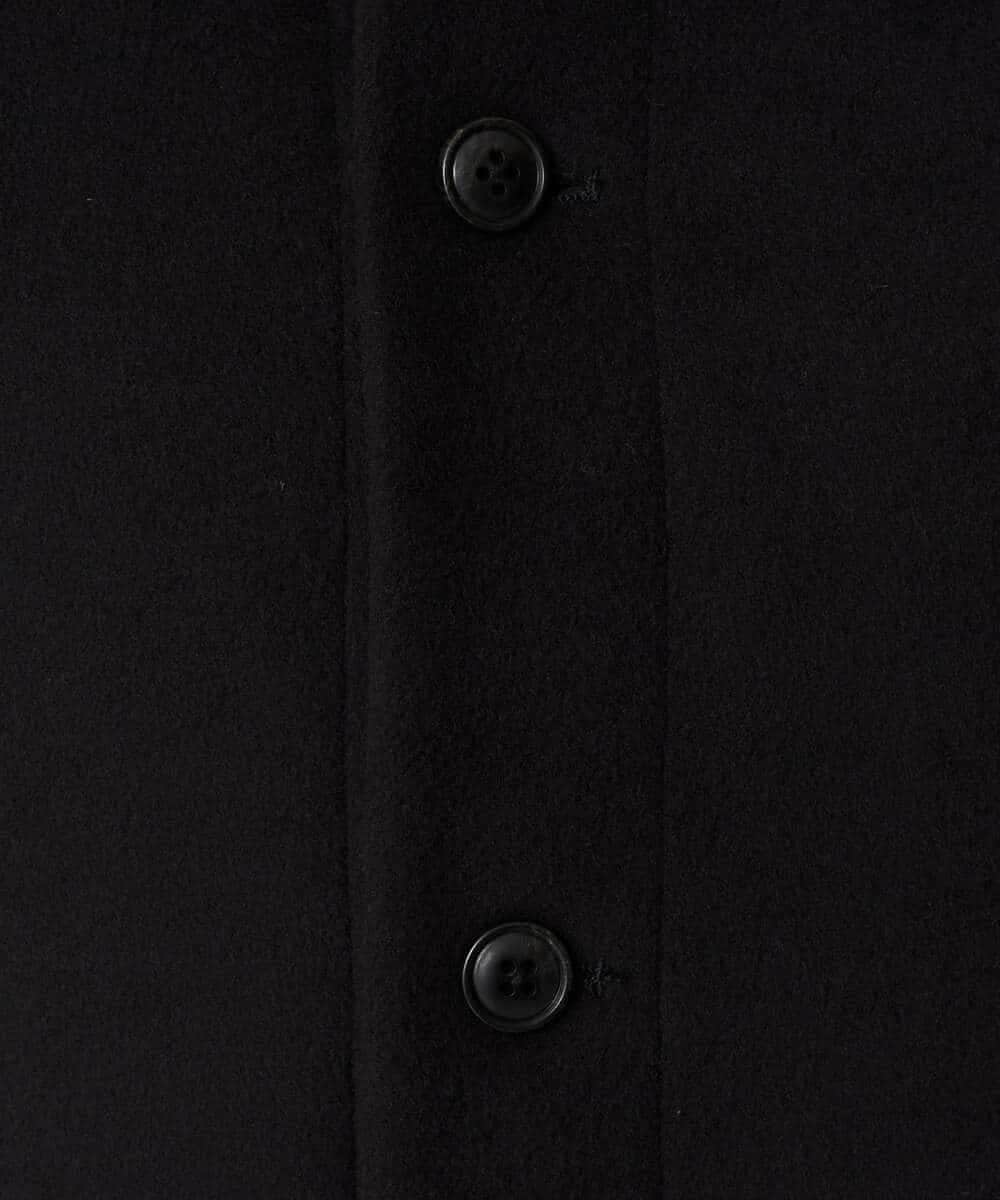 KHJAD04159 a.v.v MEN(アー・ヴェ・ヴェ) フェイクウールワイドシルエットカバーオール ブラック