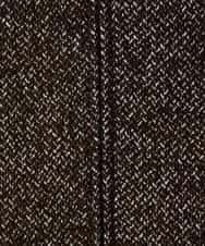 KHJAD41149 a.v.v MEN(アー・ヴェ・ヴェ) 【洗濯機で洗える】ヘリンボーンツイード起毛ショートブルゾン ブラック