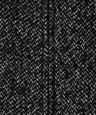 KHJAD41149 a.v.v MEN(アー・ヴェ・ヴェ) 【洗濯機で洗える】ヘリンボーンツイード起毛ショートブルゾン ブラック