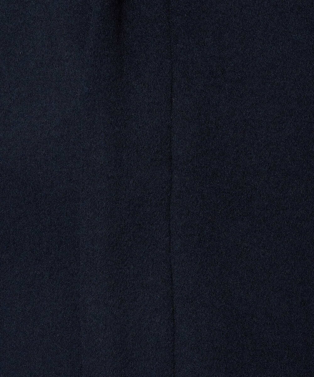 KHJAG01199 a.v.v MEN(アー・ヴェ・ヴェ) ウールライトビーバースタンドカラーコート ネイビー