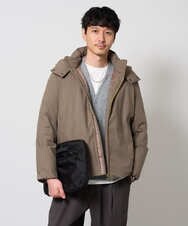 KHJAG02229 a.v.v MEN(アー・ヴェ・ヴェ) 2WAYラミネートコンパクトダウンブルゾン ベージュ