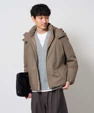 KHJAG02239 a.v.v MEN(アー・ヴェ・ヴェ) 2WAYラミネートコンパクトダウンブルゾン ベージュ