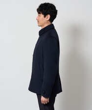 KHJAG09209 a.v.v MEN(アー・ヴェ・ヴェ) ライトビーバーショートジャケット ネイビー