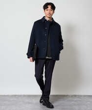 KHJAG09209 a.v.v MEN(アー・ヴェ・ヴェ) ライトビーバーショートジャケット ネイビー