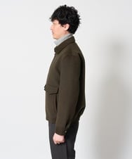 KHJAG15189 a.v.v MEN(アー・ヴェ・ヴェ) ワイドシルエットショートブルゾン ブラック