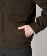 KHJAG15189 a.v.v MEN(アー・ヴェ・ヴェ) ワイドシルエットショートブルゾン ブラック