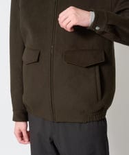 KHJAG15189 a.v.v MEN(アー・ヴェ・ヴェ) ワイドシルエットショートブルゾン ブラック