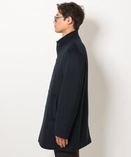KHJAV01169 a.v.v MEN(アー・ヴェ・ヴェ) 【S-XXL】ウールライトビーバースタンドカラーコート ネイビー