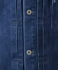 KHJEA10109 a.v.v MEN(アー・ヴェ・ヴェ) 【大人デニム】デニムトラッカージャケット Gジャン(セットアップ可) ブルー