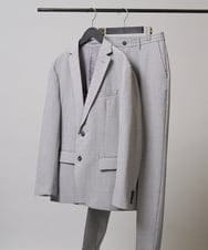 KHJEA84159 a.v.v MEN(アー・ヴェ・ヴェ) 【洗濯機で洗える/ストレッチ】メランジストレッチテーラードジャケット グレー