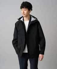 KHJED01109 a.v.v MEN(アー・ヴェ・ヴェ) 【撥水・防風・花粉防止・ストレッチ】SORONAラミネートコーティングマウンテンパーカー ブラック