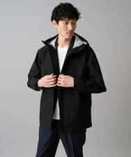 KHJED01109 a.v.v MEN(アー・ヴェ・ヴェ) 【撥水・防風・花粉防止・ストレッチ】SORONAラミネートコーティングマウンテンパーカー ブラック