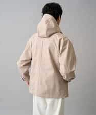 KHJED01109 a.v.v MEN(アー・ヴェ・ヴェ) 【撥水・防風・花粉防止・ストレッチ】SORONAラミネートコーティングマウンテンパーカー ブラック