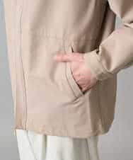 KHJED01109 a.v.v MEN(アー・ヴェ・ヴェ) 【撥水・防風・花粉防止・ストレッチ】SORONAラミネートコーティングマウンテンパーカー ブラック