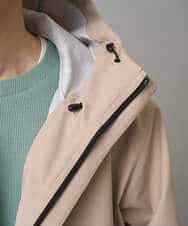 KHJED01109 a.v.v MEN(アー・ヴェ・ヴェ) 【撥水・防風・花粉防止・ストレッチ】SORONAラミネートコーティングマウンテンパーカー ブラック