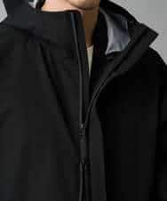 KHJED01109 a.v.v MEN(アー・ヴェ・ヴェ) 【撥水・防風・花粉防止・ストレッチ】SORONAラミネートコーティングマウンテンパーカー ブラック