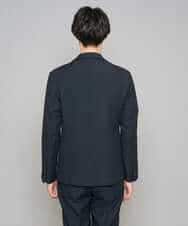 KHJED02129 a.v.v MEN(アー・ヴェ・ヴェ) 【スマート/イージーケア/洗濯機で洗える/毛玉になりにくい/ストレッチ】グレンチェックストレッチスマートジャケット ネイビー