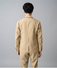 KHJED03129 a.v.v MEN(アー・ヴェ・ヴェ) 【スマート/イージーケア/洗濯機で洗える/毛玉になりにくい/ストレッチ】アムンゼンストレッチスマートジャケット ベージュ