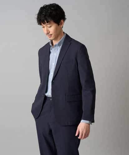 KHJED03129 a.v.v MEN 【スマート/イージーケア/洗濯機で洗える/毛玉になりにくい/ストレッチ】アムンゼンストレッチスマートジャケット