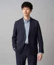 KHJED03129 a.v.v MEN(アー・ヴェ・ヴェ) 【スマート/イージーケア/洗濯機で洗える/毛玉になりにくい/ストレッチ】アムンゼンストレッチスマートジャケット ベージュ