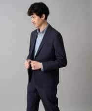 KHJED03129 a.v.v MEN(アー・ヴェ・ヴェ) 【スマート/イージーケア/洗濯機で洗える/毛玉になりにくい/ストレッチ】アムンゼンストレッチスマートジャケット ベージュ