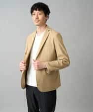 KHJED03129 a.v.v MEN(アー・ヴェ・ヴェ) 【スマート/イージーケア/洗濯機で洗える/毛玉になりにくい/ストレッチ】アムンゼンストレッチスマートジャケット ベージュ