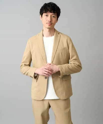 KHJED03129 a.v.v MEN 【スマート/イージーケア/洗濯機で洗える/毛玉になりにくい/ストレッチ】アムンゼンストレッチスマートジャケット