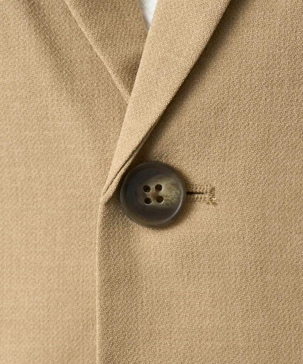 KHJED03129 a.v.v MEN(アー・ヴェ・ヴェ) 【スマート/イージーケア/洗濯機で洗える/毛玉になりにくい/ストレッチ】アムンゼンストレッチスマートジャケット ベージュ