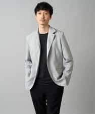 KHJED04139 a.v.v MEN(アー・ヴェ・ヴェ) 【スマート/イージーケア/洗濯機で洗える/毛玉になりにくい/ストレッチ】ドライタッチメランジコンバーチブルジャケット グレー