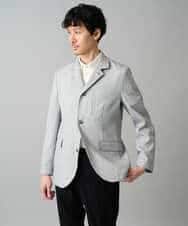 KHJED04139 a.v.v MEN(アー・ヴェ・ヴェ) 【スマート/イージーケア/洗濯機で洗える/毛玉になりにくい/ストレッチ】ドライタッチメランジコンバーチブルジャケット グレー