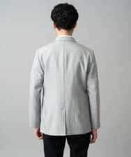 KHJED04139 a.v.v MEN(アー・ヴェ・ヴェ) 【スマート/イージーケア/洗濯機で洗える/毛玉になりにくい/ストレッチ】ドライタッチメランジコンバーチブルジャケット グレー